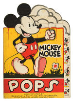 “MICKEY MOUSE POPS” DIE-CUT CANDY FOLDER.