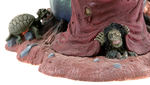 EC COMICS HORROR HOSTS STATUE SET OF 3 GRAPHITTI DESIGNS.