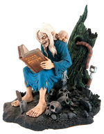 EC COMICS HORROR HOSTS STATUE SET OF 3 GRAPHITTI DESIGNS.