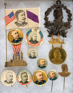 ADMIRAL DEWEY GROUP OF 11 ITEMS PLUS SMALL FLAG FOR SCHLEY.