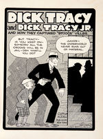 "DICK TRACY" CUPPLES & LEON AUTOGRAPHED FIRST REPRINT BOOK.