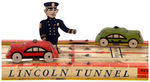 "LINCOLN TUNNEL" TIN WIND-UP TOY BY UNIQUE ART.