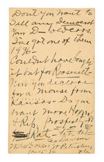 VICTOR RECORD "WILL ROGERS NOMINATES HENRY FORD FOR PRESIDENT" PLUS 1936 CRITICAL POST CARD SENT TO