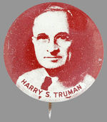 TRUMAN 1-1/8" LITHO.