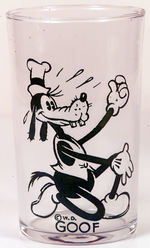 "GOOF" RARE GLASS.