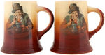 "HEURICH" BREWERY BEER MUGS & STEIN LOT.