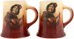 "HEURICH" BREWERY BEER MUGS & STEIN LOT.