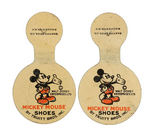 "MICKEY MOUSE SHOES BY TRUITT BROS. INC." PAIR OF TABS.