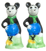 MICKEY MOUSE CHOICE 1930S CHINA SALT & PEPPER SET.