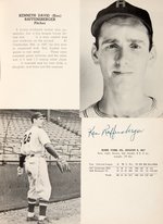 “1939 RED WINGS OFFICIAL YEAR BOOK” WITH 23 SIGNATURES INCLUDING HOF'ER BILLY SOUTHWORTH.