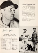 “1939 RED WINGS OFFICIAL YEAR BOOK” WITH 23 SIGNATURES INCLUDING HOF'ER BILLY SOUTHWORTH.