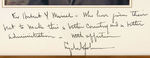 IMPORTANT LYNDON AND LADYBIRD JOHNSON HAND SIGNED PERSONAL GIFTS TO HUBERT AND MURIEL HUMPHRERY.