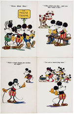 MICKEY MOUSE ENGLISH POSTCARD LOT.