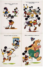 MICKEY MOUSE ENGLISH POSTCARD LOT.