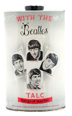 "WITH THE BEATLES" TALC TIN.