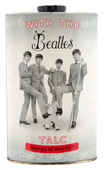 "WITH THE BEATLES" TALC TIN.