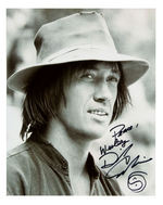 DAVID CARRADINE SIGNED PHOTO FROM KUNG FU TV SERIES.