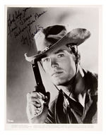 TV WESTERN STARS AUTOGRAPHED TRIO.