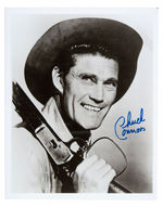 TV WESTERN STARS AUTOGRAPHED TRIO.