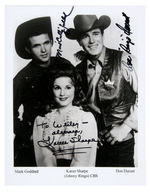 LAWMAN/JOHNNY RINGO CAST SIGNED PHOTOS.