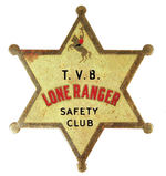 RARE LONE RANGER/TVB BREAD BOOKLET AND BADGE.