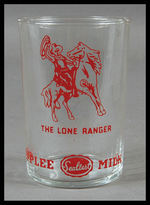 THE LONE RANGER/SUPPLEE MILK BADGE/GLASS/BOOK COVER.