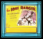 LONE RANGER MOVIE PROMOTIONAL GLASS SLIDES & PRINTERS BLOCKS.