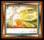 LONE RANGER MOVIE PROMOTIONAL GLASS SLIDES & PRINTERS BLOCKS.