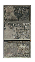 LONE RANGER MOVIE PROMOTIONAL GLASS SLIDES & PRINTERS BLOCKS.