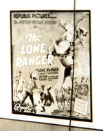 THE LONE RANGER/REPUBLIC PICTURES 1938 PHOTO/MOVIE AD/BADGE.