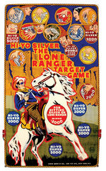 LONE RANGER MARX TARGET ORIGINAL PROTOTYPE ART AND TARGET.