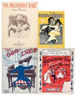 EARLY BLACK AMERICANA THEME SHEET MUSIC LOT OF EIGHT.