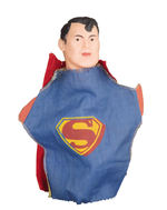 RARE BOXED "SUPERMAN 2 IN 1 PUPPET" BY PETER PUPPET.