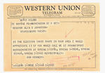 RFK 1960 ELECTION DAY TELEGRAM TO SOUTH CAROLINA SENATOR.