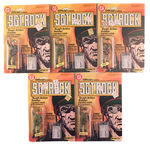 SGT ROCK CARDED ACTION FIGURE LOT WITH PLAYSET & PLAY CASE.