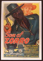 "SON OF ZORRO" MOVIE POSTER.