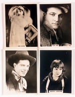 "CINEMA STARS" CIGARETTE CARD SET.