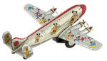 DISNEY CHARACTER LINE MAR FRICTION AIRPLANE.