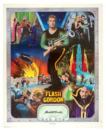 "FLASH GORDON/BUSTER CRABBE" AUTOGRAPHED POSTER.