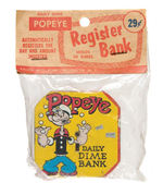 "POPEYE DAILY DIME BANK" BAGGED.