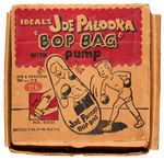 "JOE PALOOKA BOP BAG" LARGE VARIETY WITH BOX.