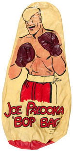 "JOE PALOOKA BOP BAG" LARGE VARIETY WITH BOX.