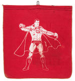 SUPERMAN ON OVERHANGING LOAD SAFETY FLAG.