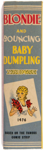 "BLONDIE AND BOUNCING BABY DUMPLING" FILE COPY BTLB.