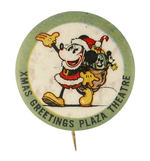 RARE "PLAZA THEATER" MICKEY AS SANTA.