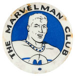 "THE MARVELMAN CLUB" 1950s UNITED KINGDOM RARE BUTTON.