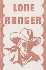 LONE RANGER BREAD WRAPPER LOT.