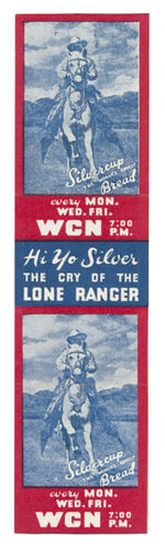 LONE RANGER BREAD WRAPPER LOT.