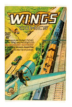 WINGS COMICS #68 APRIL 1946 FICTION HOUSE MAGAZINES LOST VALLEY COPY.