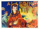 “ALADDIN” ENGLISH THEATER POSTER.